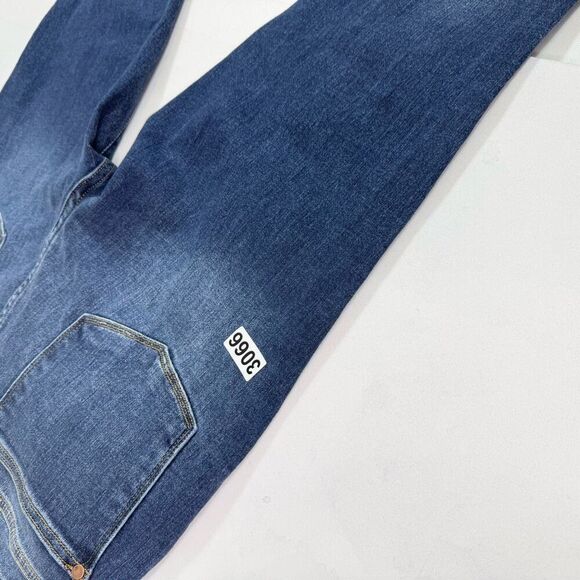 Judy Blue Jeans Womens 31 Medium Blue Skinny Denim Button Zipper Fly - Picture 10 of 10